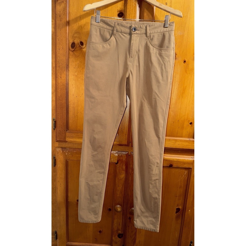 Vuori Meta Performance 5 Pocket Pants Khaki Tan V430 Men's 28 Commission READ